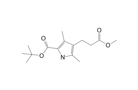 4-(3-keto-3-methoxy-propyl)-3,5-dimethyl-1H-pyrrole-2-carboxylic acid tert-butyl ester