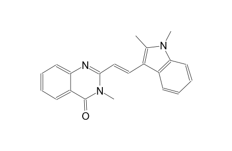 4(3H)-quinazolinone, 2-[(E)-2-(1,2-dimethyl-1H-indol-3-yl)ethenyl]-3-methyl-