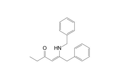 (Z)-5-(Benzylamino)-6-phenylhex-4-en-3-one