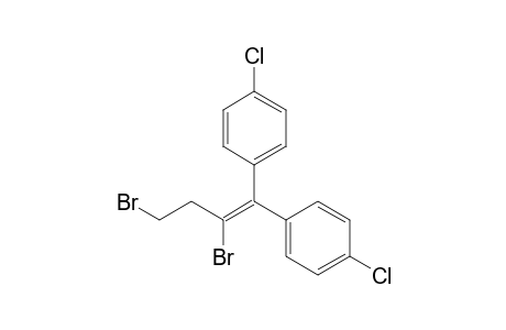 1-Chloro-4-[2,4-dibromo-1-(4-chlorophenyl)but-1-enyl]benzene