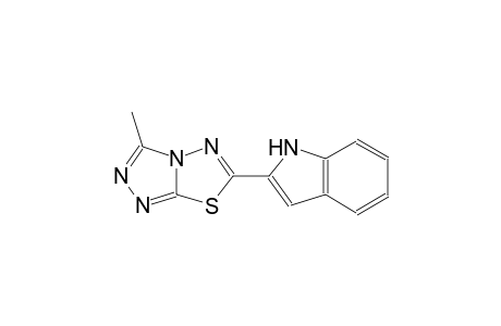 1H-indole, 2-(3-methyl[1,2,4]triazolo[3,4-b][1,3,4]thiadiazol-6-yl)-