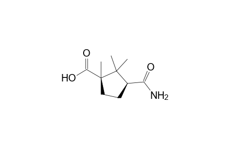 3-Carbamoyl-1,2,2-trimethylcyclopentane-1-carboxylic acid