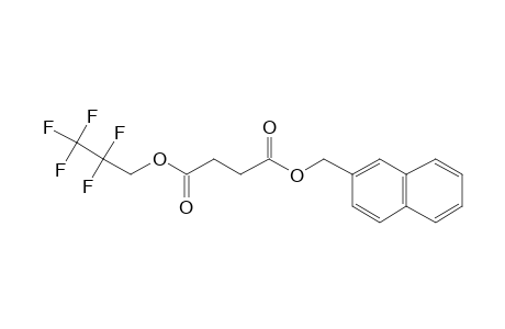 Succinic acid, naphth-2-ylmethyl 2,2,3,3,3-pentafluoropropyl ester