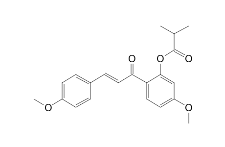 4,4'-Dimethoxy-2'-hydroxychalcone, 2-methylpropionate