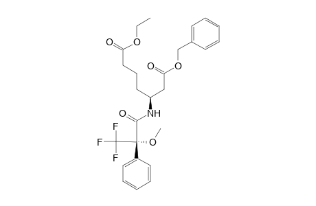 7-Ethyl 1-Benzyl 3-[(3',3',3'-trifluoro-2'-methoxy-2'-phenylpropanoyl)amino]heptanedioate