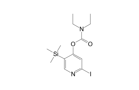 N,N-diethyl-2-iodo-4-pyridyl-5-(trimethylsilyl) O-carbamate