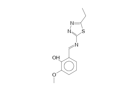 2-((E)-[(5-Ethyl-1,3,4-thiadiazol-2-yl)imino]methyl)-6-methoxyphenol