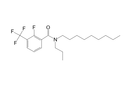 Benzamide, 2-fluoro-3-trifluoromethyl-N-propyl-N-nonyl-