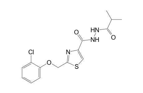 1-{{2-[(o-chlorophenoxy)methyl]-4-thiazolyl}carbonyl}-2-isobutyrylhydrazine