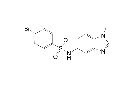 4-bromo-N-(1-methyl-1H-benzimidazol-5-yl)benzenesulfonamide