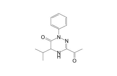 3-Acetyl-5-isopropyl-1-phenyl-4,5-dihydro-1H-[1,2,4]triazin-6-one