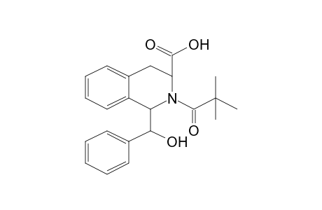 2-(2,2-Dimethyl-propionyl)-1-(hydroxy-phenyl-methyl)-1,2,3,4-tetrahydroisoquinoline-3-carboxylic acid