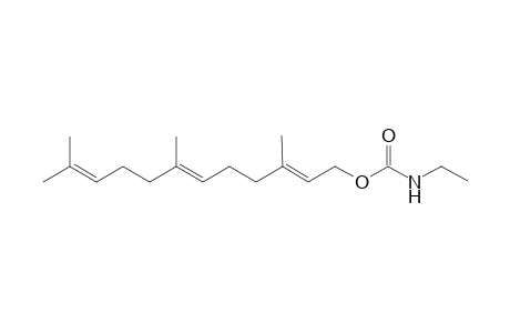 3,7,11-Trimethyldodeca-,6,10-trien-1-yl ethylcarbamate