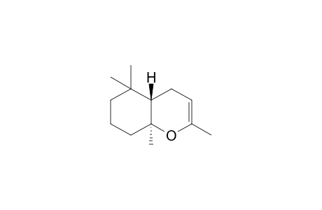 (+/-)-(4aS,8aS)-2,5,5,8a-Tetramethyl-trans-4a,5,6,7,8,8a-hexahydro-4H-1-benzopyran