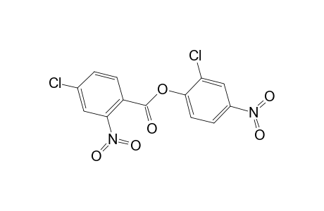 Benzoic acid, 4-chloro-2-nitro-, 2-chloro-4-nitrophenyl ester