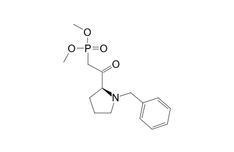 (S)-DIMETHYL-2-(1-BENZYLPYRROLIDIN-2-YL)-2-OXOETHYL-PHOSPHONATE
