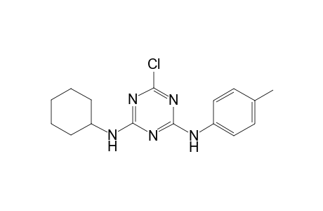 6-Chloranyl-N2-cyclohexyl-N4-(4-methylphenyl)-1,3,5-triazine-2,4-diamine