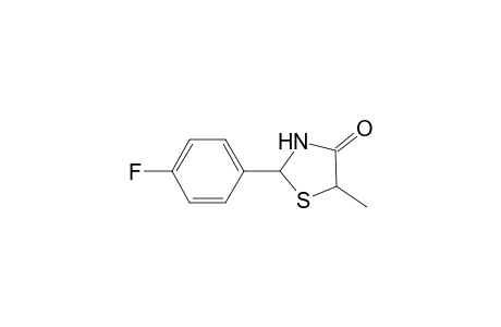 Thiazolidin-4-one, 2-(4-fluorophenyl)-5-methyl-