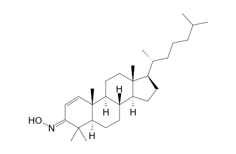 (E)-4,4-Dimethyl-5-.alpha.-cholest-1-en-3-one oxime