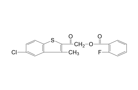 5-chloro-3-methylbenzo[b]thien-2-yl hydroxymethyl ketone, o-fluorobenzoate