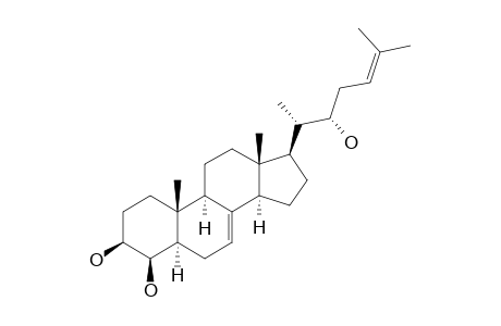 (3S,4R,22R)-CHOLEST-7,24-DIENE-3,4,22-TRIOL