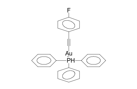 TRIPHENYLPHOSPHINE(PARA-FLUOROPHENYLETHYNYL)GOLD