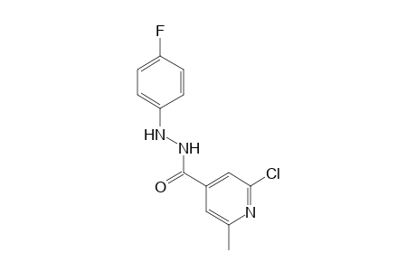 2-chloro-6-methylisonicotinic acid, 2-(p-fluorophenyl)hydrazide