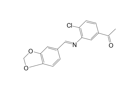 4'-chloro-3'-(piperonylideneamino)acetophenone