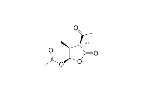 (3S,4S,5R)-3-acetyldihydro-3,4-dimethyl-5-hydroxy-2(3H)-furanone