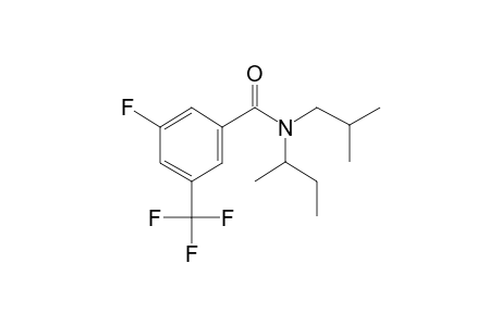 Benzamide, 3-fluoro-5-trifluoromethyl-N-(2-butyl)-N-isobutyl-