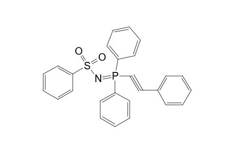 N-[diphenyl(phenylethynyl)phosphoranylidene]benzenesulfonamide