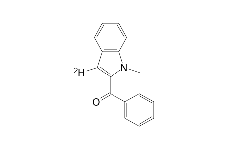 1-Methyl-2-benzoyl-3-deuteroindole