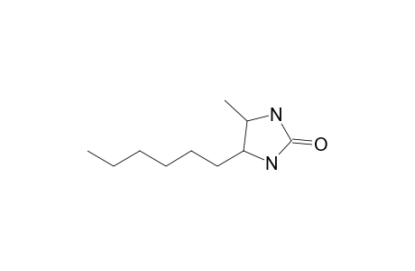 2-Imidazolidinone, 4-hexyl-5-methyl-, cis-