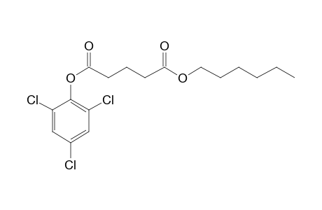 Glutaric acid, hexyl 2,4,6-trichlorophenyl ester