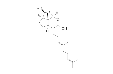 (2S,2aR,4aR,7aR,7bS)-5-[(3E)-4,8-Dimethyl-3,7-nonadienyl]-2-methoxy-2a,3,4,4a,5,6,7a,7b-octahydro-2H-1,7-dioxacyclopenta[c,d]indene-6-ol