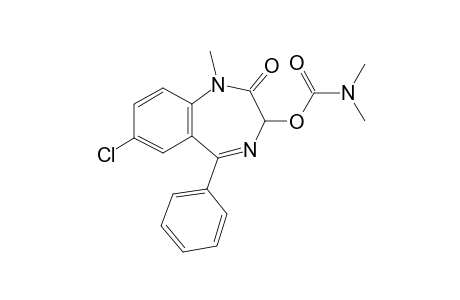 7-Chloro-1-methyl-2-oxo-5-phenyl-2,3-dihydro-1H-1,4-benzodiazepin-3-yl dimethylcarbamate