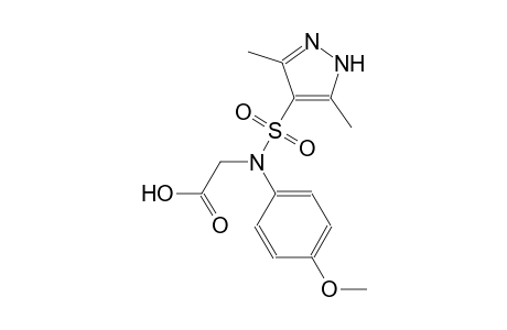 acetic acid, [[(3,5-dimethyl-1H-pyrazol-4-yl)sulfonyl](4-methoxyphenyl)amino]-