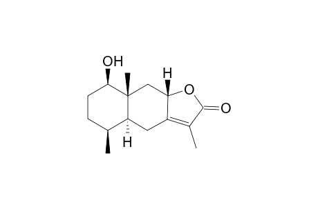 1.beta.-Hydroxy-4.alpha.,5.alpha.,8.beta.(H)-eudesm-7(11)Z-en-12,8-olide