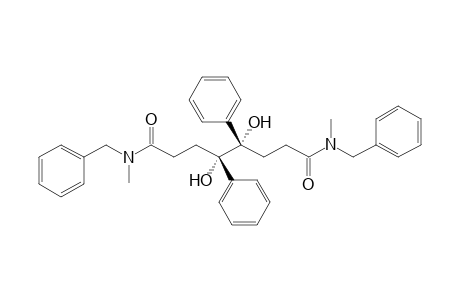 (+-)-1,8-Di(N-benzyl-N-methylamino)-4,5-dihydroxy-4,5-diphenyloctane-1,8-dione