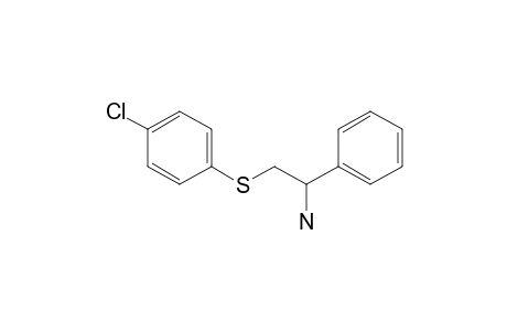 2-[(4-Chlorophenyl)thio]-1-phenylethanamine