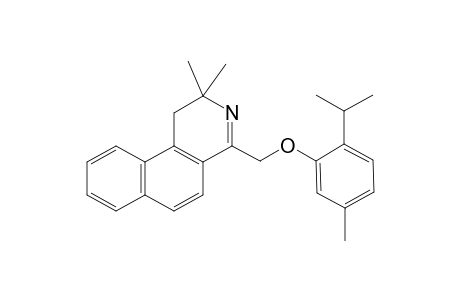 4-(2-Isopropyl-5-methyl-phenoxymethyl)-2,2-dimethyl-1,2-dihydro-benzo[f]isoquinoline