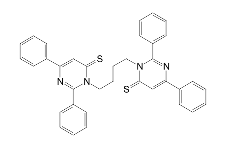 4(3H)-Pyrimidinethione, 3,3'-(1,4-butanediyl)bis[2,6-diphenyl-