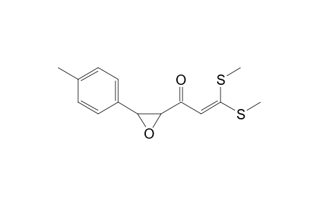 5-(4-Methylphenyl)-1,1-bis(methylthio)-4,5-epoxy-1-penten-3-one