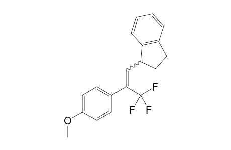 1-(3,3,3-Trifluoro-2-(4-methoxyphenyl)prop-1-en-1-yl)-2,3-dihydro-1H-indene