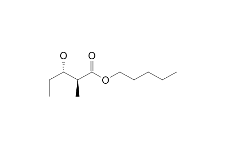 Anti-(2S,3S)-3-hydroxy-2-methylvaleric acid pentyl ester