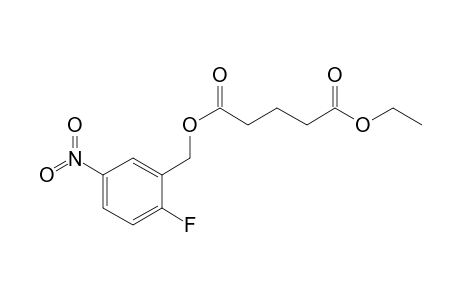 Glutaric acid, ethyl 2-fluoro-5-nitrobenzyl ester