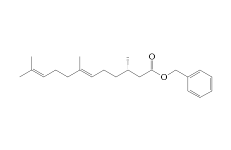 Benzyl (S,E)-2,3-dihydrofarnesoate