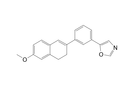 6-Methoxy-2-{3'-[5"-oxazolyl)phenyl]}-3,4-dihydronaphthalene