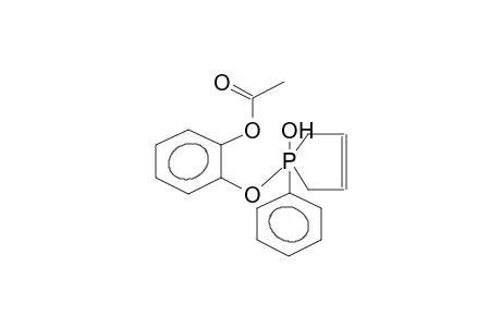 1-PHENYL-1-(ORTHO-ACETOXYPHENOXY)-1-HYDROXY-3-PHOSPHOLENE