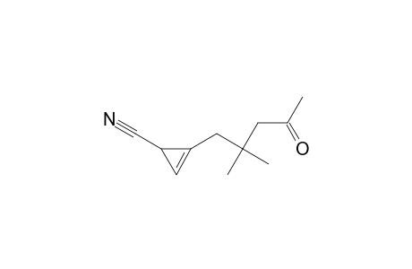 2-Cyclopropene-1-carbonitrile, 2-(2,2-dimethyl-4-oxopentyl)-